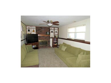 Family Room with Daylight Window and Woodburning F