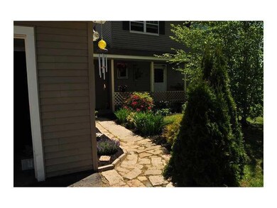 Yard/Garden. Pretty walkway to homes...