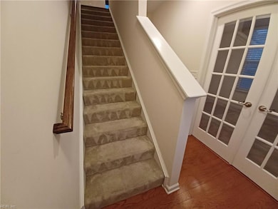 Up the stairs to the 2nd floor