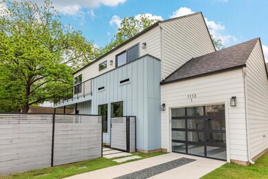 View of home's exterior featuring board and batte