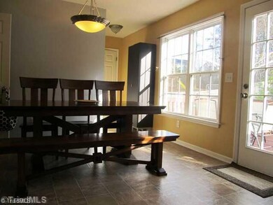 Breakfast. Please notice the deck (access off the kitchen/breakfast area)
