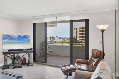 Living room with gulf view