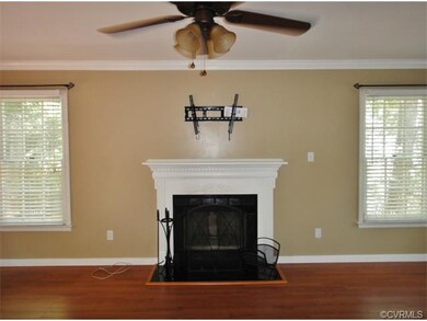 Wood-Burning Fireplace with Decorative Mantle and 