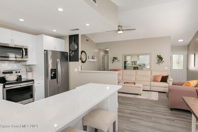 Kitchen into Living Room