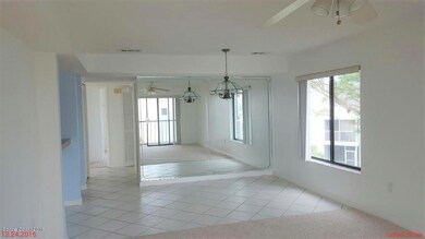 View of dining area from balcony