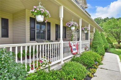 Lovely open front porch