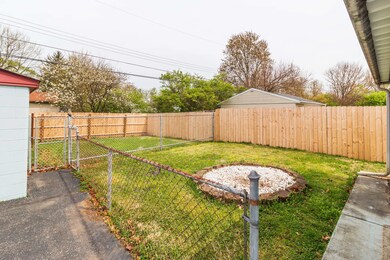Fenced yard