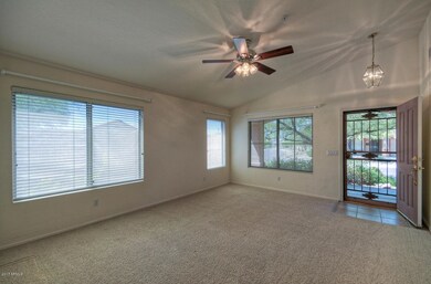 Living Room w/Vaulted Ceilings