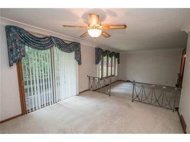 Dining room with deck access