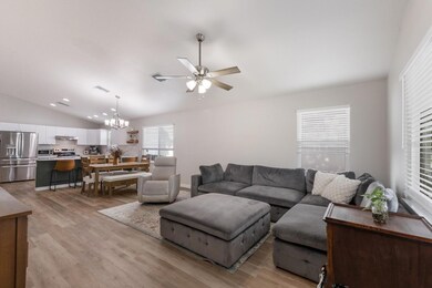 Open concept w/ living room, dining room, and kitchen open to eachother