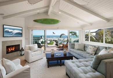 Living room opens to patio