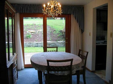 Dining Room. leads to patio