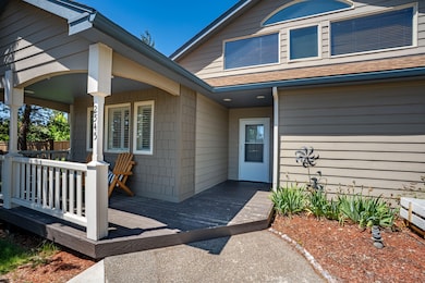front porch and front door