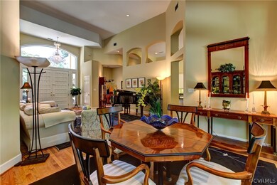 Great room connects to the kitchen with master and