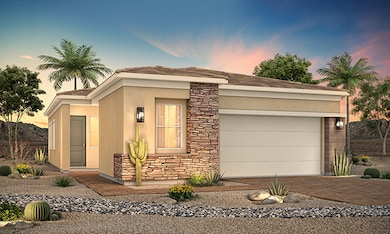 Plan 1635, Desert Contemporary Elevation