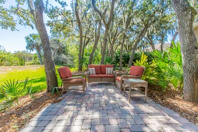 Seating Area in Backyard