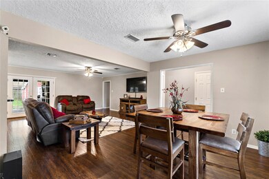 Formal Dining room is open to Family room.