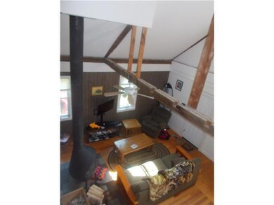 Living Room. view from loft