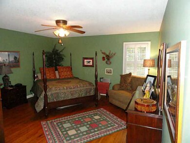 Master bedroom has two walk-in closets