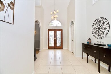 Grand foyer entranceway.