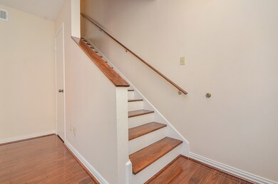 wood stairs.