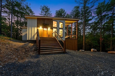 View of contemporary home