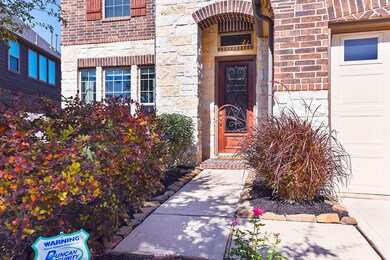 Cover front entry around professionally placed and manicured beds.