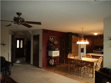 Open Living Room from Fire Place, shows open dinin