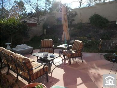 Nice size private backyard patio