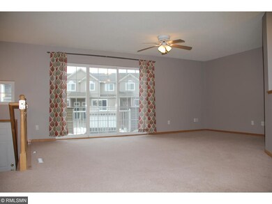 Spacious and Bright Living Room with Sliding Door 