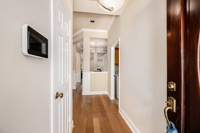 From the front door into the entry way.