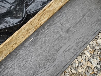 Louisiana Pacific soffit material and color