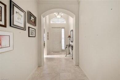 Foyer w/sidelight and transom window at front door