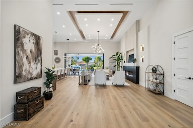 Living area featuring recessed lighting, an inviti