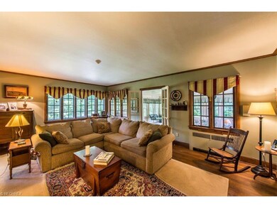 Large family room with fireplace and access to the