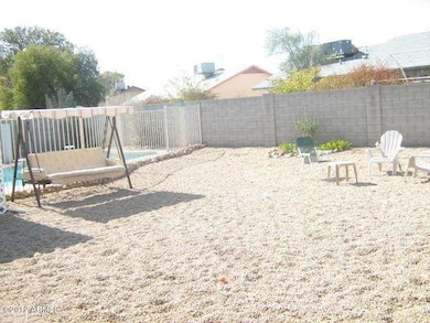 Side yard next to the pool