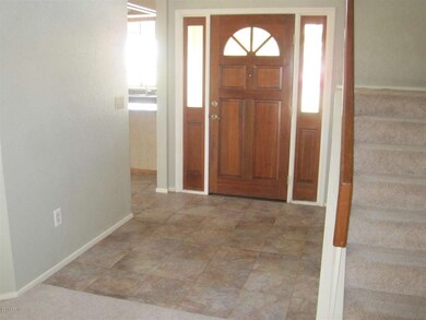 Tiled front entry