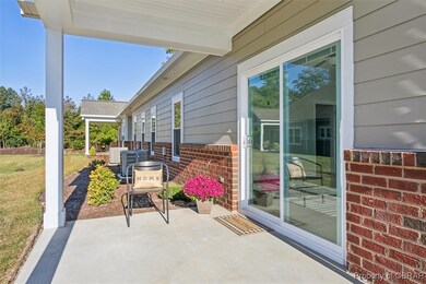 Convenient Entrance with Covered Patio