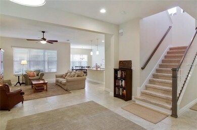 Elegant Family Room filled with Natural Light