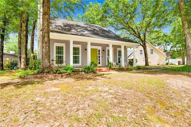 View of front facade featuring covered porch