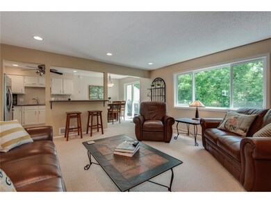 Open concept floor plan