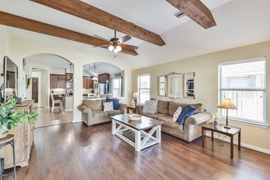 Family room open to Kitchen