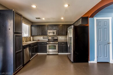 Spacious kitchen with stainless steal appliances,