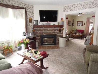 Living Room. Living room into dining...