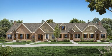 Elevation A Cottages at Nolen Mill. Photo is a rendering of the Elevation. Colors and Options may vary.