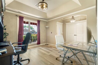 Front Flex Room with large arched doorway