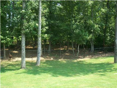 Extra long back yard has separate fenced dog run w