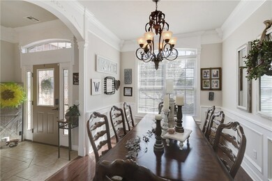 Front entry way and formal dining room!