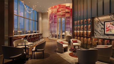 The iconic St. Regis Sky Lounge and Cognac Bar can be found on level 20.