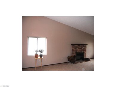 View of Great Room with Vaulted Ceiling!